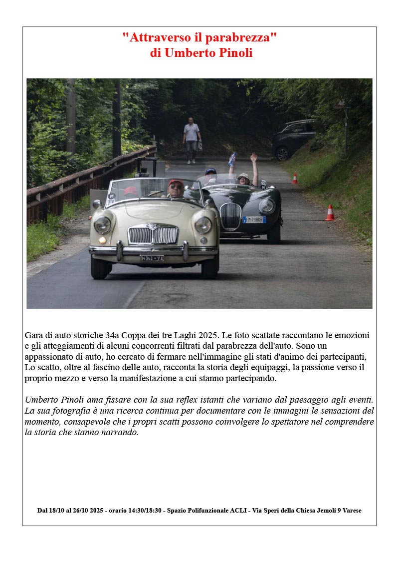 Programma Oktoberfoto 2025-26